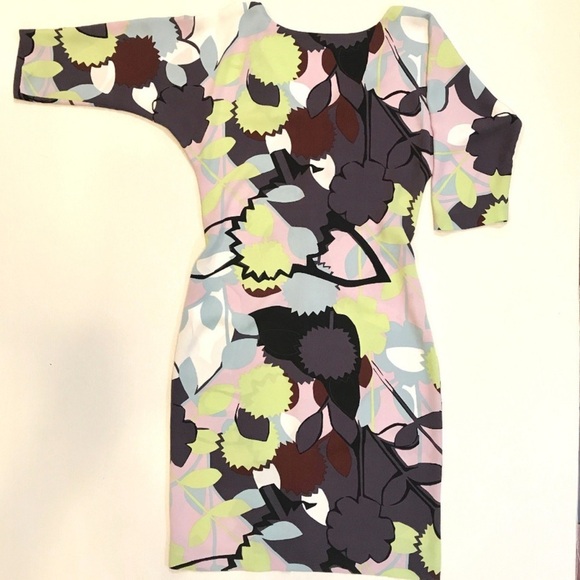 Diane von Furstenberg DvF Mosaic Maja Two Drape Back Paper Forest Mint Silk 8 - Picture 11 of 11